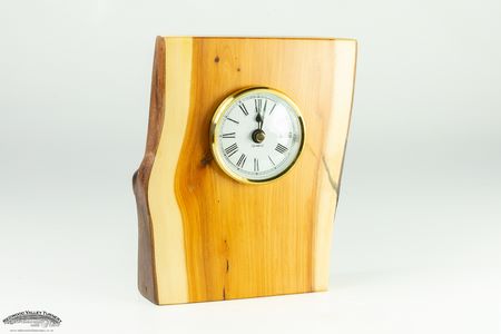 Clock From English Yew with 56mm Insert 150mm H x 120mm W
